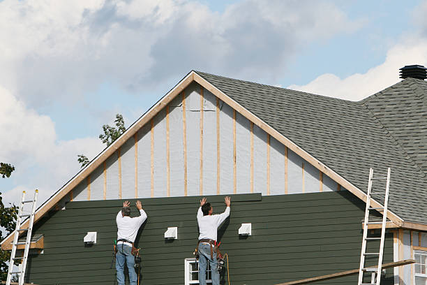 Professional Wood Siding technician working in Plain City, OH